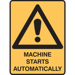 MACHINE STARTS AUTOMATICALLY LBLS PK5  