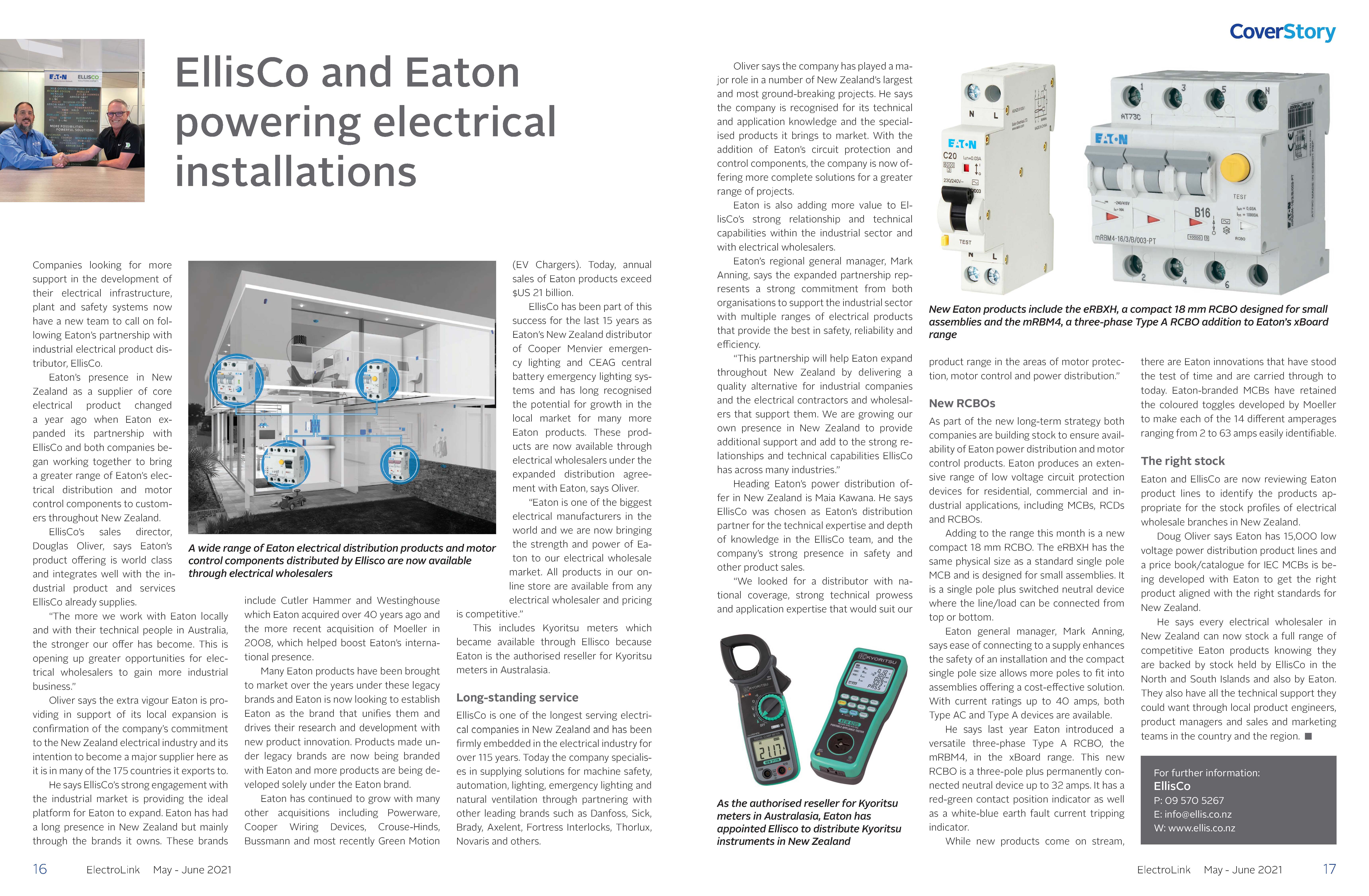 EllisCo Eaton ElectroLink article Page 2