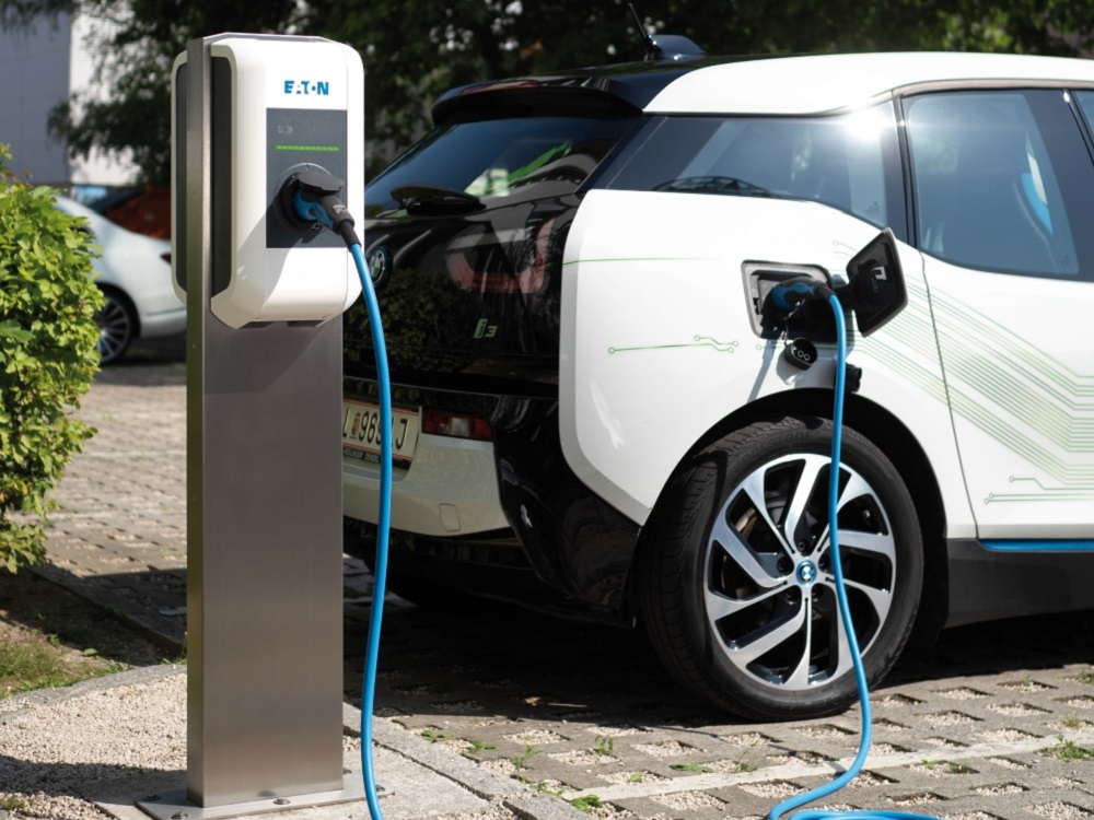 electric vehicle charging with eaton evc charging station