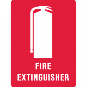 FIRE EXTINGUISHER LBLS PK5       