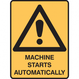 MACHINE STARTS AUTOMATICALLY LBLS PK5  