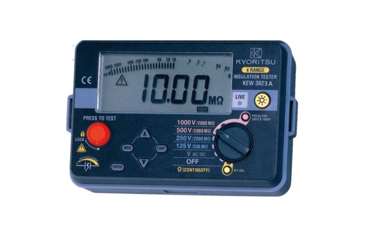 3023A 1000V 4 Range Digital Insulation Tester - Image - 1