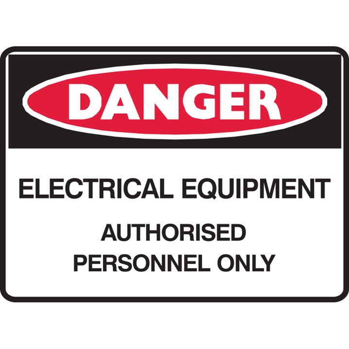 ELECTRICAL EQUIPMENT AUTH.. 450X300 MTL  - Image - 1