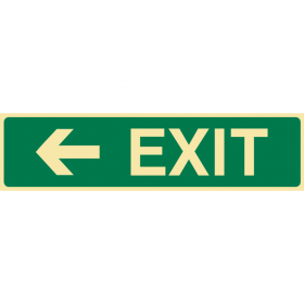 EXIT&EVAC SIGN ARR/L EXIT LUM SS    